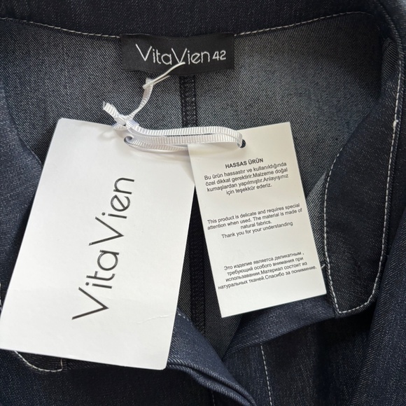 New dark blue dress NWT - Picture 7 of 7